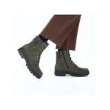 Rieker Ankle Boots Rieker Women's X8233-54 Waterproof Lace & Zip Ice Grip Boots- Green