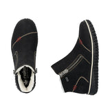 Rieker Booties Rieker Women's L4270-00 Dual Zip Winter Booties- Black