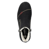 Rieker Booties Rieker Women's L4270-00 Dual Zip Winter Booties- Black