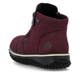 Rieker Booties Rieker Women's Z4265-35 Dual Zip Winter Booties- Red