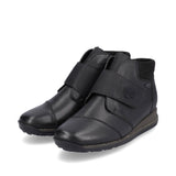 Rieker Booties Rieker Womens Velcro Boots - Black