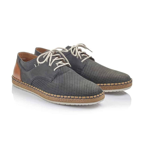 Rieker Casual Shoes 41/8.5US B5215-14 Men Roman Laced Shoe