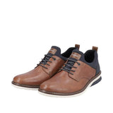 Rieker Dress Shoes Rieker Mens Leather Dress Shoe - Brown