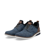 Rieker Lace-Ups & Oxfords Rieker Men's 14450-14 Dress Walking Shoes- Blue