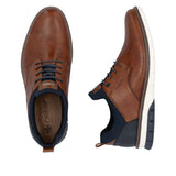 Rieker Lace-Ups & Oxfords Rieker Men's 14450-22 Dress Walking Shoes- Brown