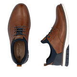 Rieker Lace-Ups & Oxfords Rieker Men's 14454-22 Dress Sneakers- Brown