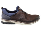 Rieker Lifestyle Sneakers Rieker Men's 14454-26 Dress Sneakers- Dark Brown