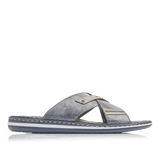 Rieker Lifestyle Sneakers Rieker Men's 21057-14 Slide on Sandal- Blue