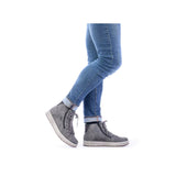 Rieker Low Boots Rieker Men's 30721-45 High Top Sneaker Boots- Grey