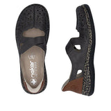 Rieker Mary Jane Rieker Women's 46352-45 Mary Janes- Grey