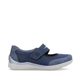 Rieker Mary Jane Rieker Women's 48953-14 Stretch Mary Janes- Blue
