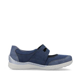 Rieker Mary Jane Rieker Women's 48953-14 Stretch Mary Janes- Blue