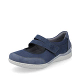 Rieker Mary Jane Rieker Women's 48953-14 Stretch Mary Janes- Blue