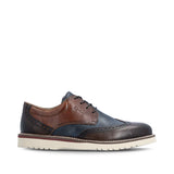 Rieker Slip-Ons & Loafers Medium / Brown Multi / 40 EU Rieker Men's 04504-25 Brogue Dress Shoes - Brown Multi