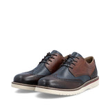 Rieker Slip-Ons & Loafers Rieker Men's 04504-25 Brogue Dress Shoes - Brown Multi