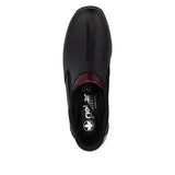 Rieker Slip-Ons & Loafers Rieker Women's Loafer Booties- Black/ Wine
