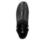 Rieker Slip-Ons & Loafers Rieker Women's Loafer Zip Dress Booties- Black