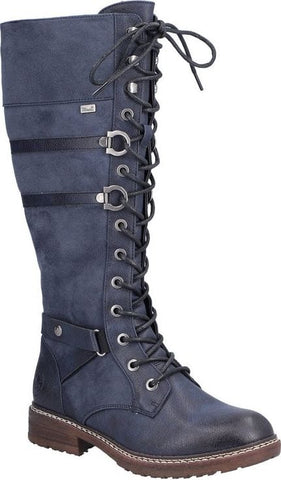 Rieker Tall Boots 35 EU / B (Medium) / Black Rieker Womens Tall Detail Boots - Blue