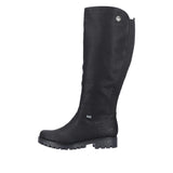 Rieker Tall Boots Black / 35EU / M Rieker Womens Tall Stretch Zip Boots - Black