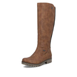 Rieker Tall Boots Medium / Brown / 35 EU Rieker Women's Tall Zip Winter Boots- Brown