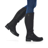 Rieker Tall Boots Rieker Women's 78554-00 Tall Zip Winter Boots- Black