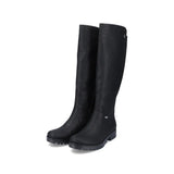Rieker Tall Boots Rieker Women's 78554-00 Tall Zip Winter Boots- Black