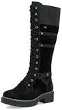 Rieker Tall Boots Rieker Women's Y8101-00 Tall Lace & Zip Boots - Black