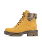 Rieker Tall Boots Rieker Women's Y8130-68 Mid Lace & Zip Boots - Yellow