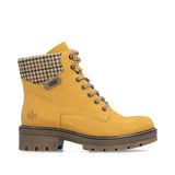 Rieker Tall Boots Rieker Women's Y8130-68 Mid Lace & Zip Boots - Yellow