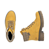 Rieker Tall Boots Rieker Women's Y8130-68 Mid Lace & Zip Boots - Yellow