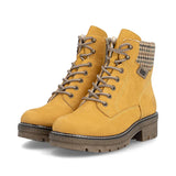 Rieker Tall Boots Rieker Women's Y8130-68 Mid Lace & Zip Boots - Yellow