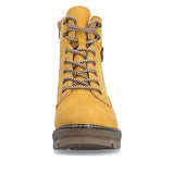Rieker Tall Boots Rieker Women's Y8130-68 Mid Lace & Zip Boots - Yellow