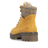 Rieker Tall Boots Rieker Women's Y8130-68 Mid Lace & Zip Boots - Yellow