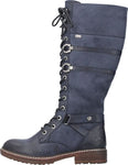 Rieker Tall Boots Rieker Womens Tall Detail Boots - Blue