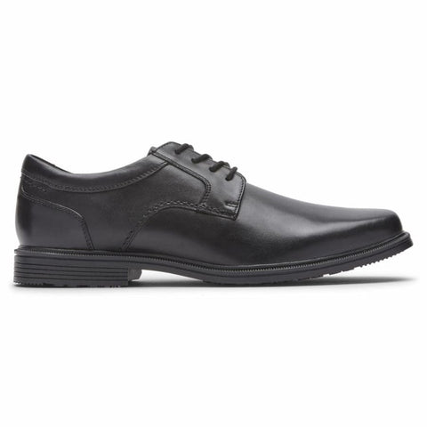 Rockport Shoe Black / 5 / 2E (Wide) Rockport Mens Taylor WP Plain Toe Shoes - Black
