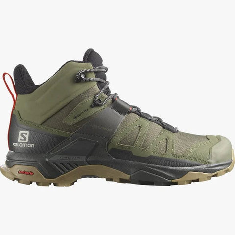 Saloman Hiking & Athletic Boots Salomon Mens X Ultra Mid 4 GTX - Deep Lichen Green