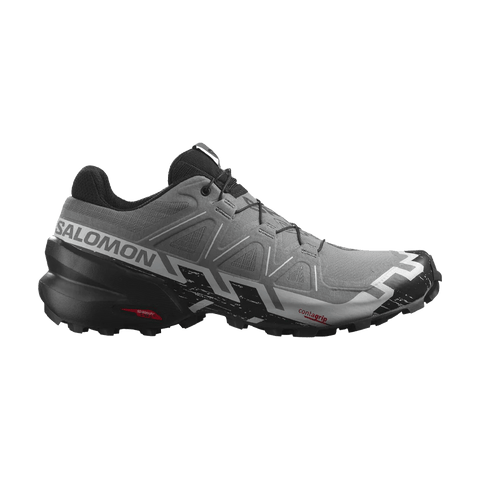 Saloman Hiking & Trail Shoes Grey / 7 / D (Medium) Salomon Men's Speedcross 6 GTX Trail Running Shoes - Quiet Shade/Black/Pearl Blue