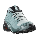 Salomon Hiking & Trail Shoes Medium / Blue / 6 US Salomon Women's Speedcross 6 Gore-Tex Trail Runners- Ballad Blue/ Black/ Tourmaline