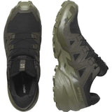 Salomon Hiking & Trail Shoes Salomon Men's Speedcross 6 Gore-Tex Trail Runners- Black/ Peat/ Deep Lichen Green