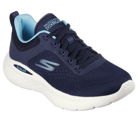 Skechers 0 - Shoes 5 / Navy/Lavender / B (Medium) Skechers Womens Go Run Lite - Navy/Aqua