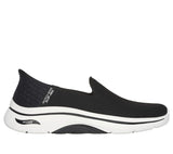 Skechers Athletic Slip-Ons 6 / Black/White / B (Medium) Skechers Womens Slip-Ins: GO WALK Arch Fit 2.0 - Delara