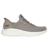 Skechers Athletic Slip-Ons 6 / Taupe / B (Medium) Skechers Women's Slip-ins - Bobs Sport Squad Chaos - Taupe