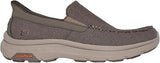 Skechers Athletic Slip-Ons Medium / Taupe / 7 US Skechers Men's Pollard Wilfred Slip Ons- Taupe