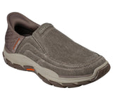 Skechers Athletic Slip-Ons Medium / Taupe / 7 US Skechers Men's  Respected Holmgren Slip Ons- Taupe