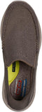 Skechers Athletic Slip-Ons Skechers Men's Pollard Wilfred Slip Ons- Taupe