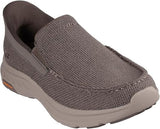 Skechers Athletic Slip-Ons Skechers Men's Pollard Wilfred Slip Ons- Taupe