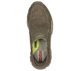Skechers Athletic Slip-Ons Skechers Men's  Respected Holmgren Slip Ons- Taupe