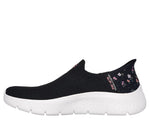 Skechers Athletic Slip-Ons Skechers Womens Go Walk Flex Slip-In - Sunset rose - Black/Pink