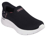 Skechers Athletic Slip-Ons Skechers Womens Go Walk Flex Slip-In - Sunset rose - Black/Pink