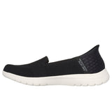 Skechers Athletic Slip-Ons Skechers Womens Slip-ins Flex Serene - Black/White